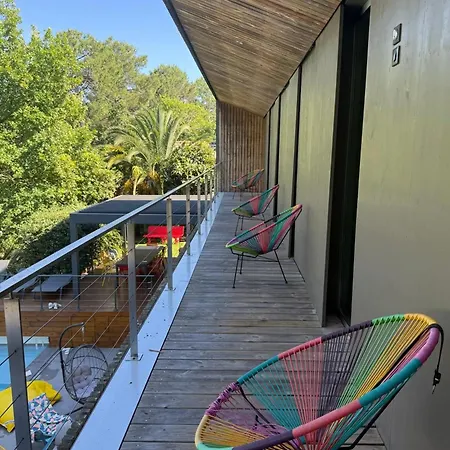 Beautiful Under Pine Trees Heated Pool ביסקארוס